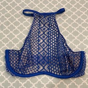 NWOT Victoria’s Secret Fishnet High Neck 32C